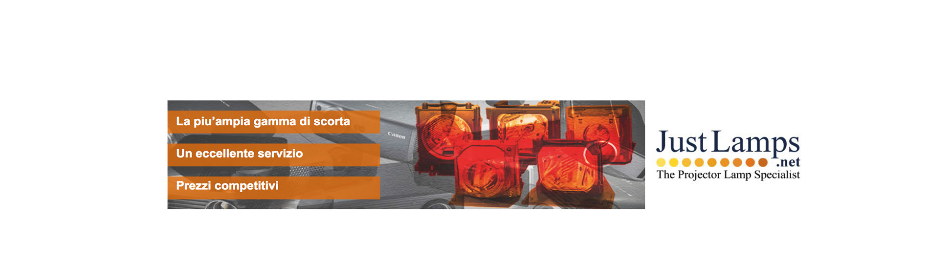 Just Lamps distribuito da Exertis Pro AV Connessioni Biz