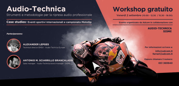 Audio-Technica: The sound of MotoGp. The sound of sports